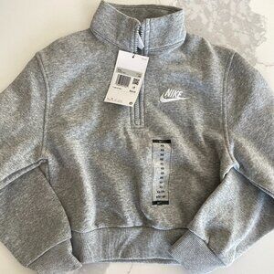 NWT Nike Sportswear Club Fleece - Kids XS 1/2-Zip Long-Sleeve Top